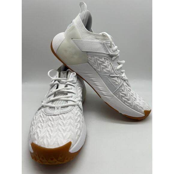 Under Armour Project Rock 6 Men\'s Size 11.5 White Training Shoe 3026534-100 main image 8